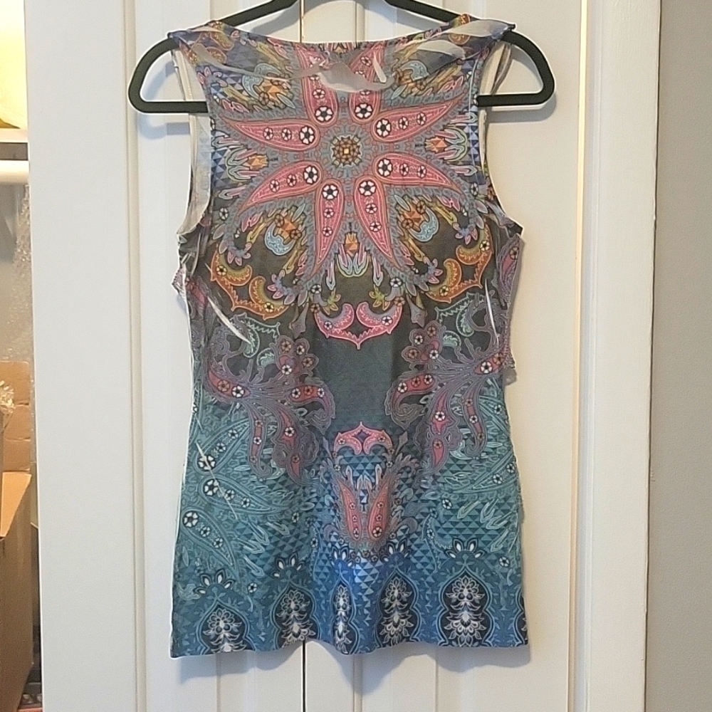 JTB Ruffled Layered Small Tank Top - Picture 5 of 7